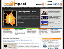 Tablet Screenshot of freshimpactpr.com